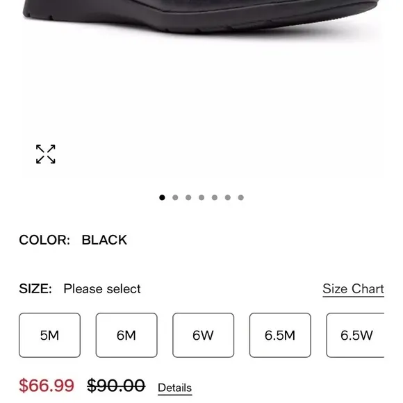 NWT &amp; Box Clarks Jenette Grace Black leather shoes!
