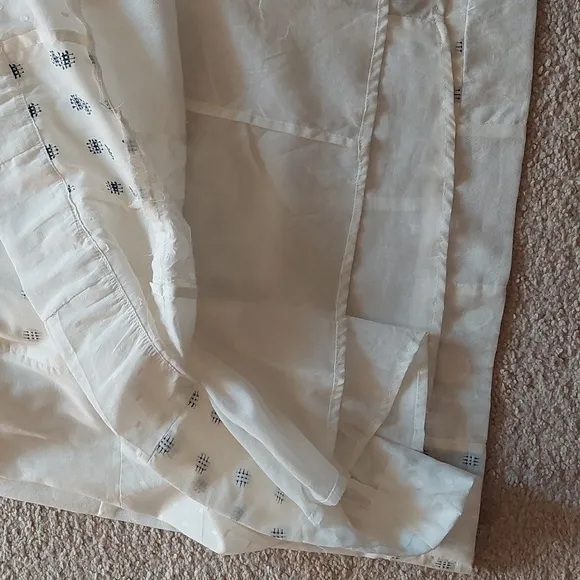 NWT Anthropologie The Odells White Flutter Sleeve Monique Dress Sz 2X