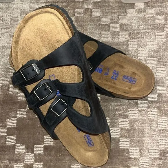 NWT Birkenstock Florida Birko-Flor Soft Footbed Sandals 37 L6 M4