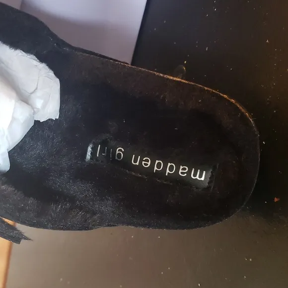 NWT Black on Black Birkenstock Madden Girl Clog Slip-On Slides Sandals Summer