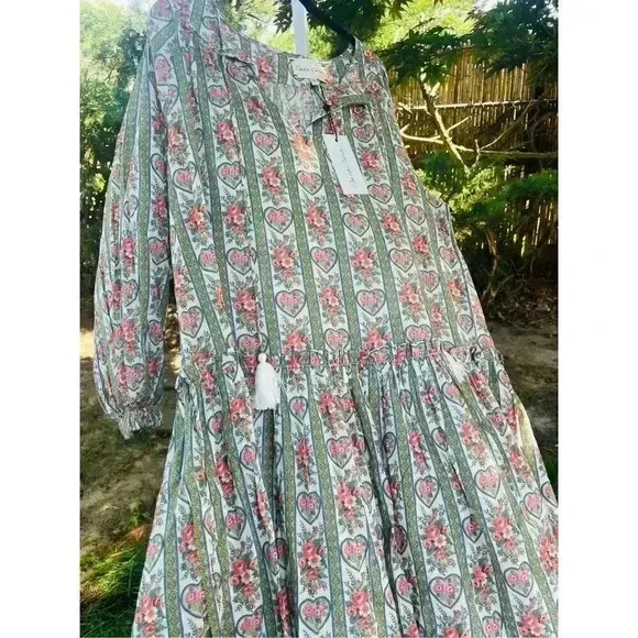 NWT  Cara Cara Kavita dress sweetheart multi size L