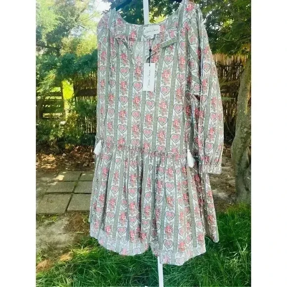 NWT  Cara Cara Kavita dress sweetheart multi size L