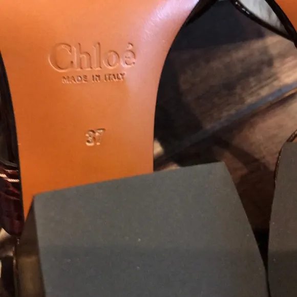 NWT CHLOE CANDICE STRAP 70MM SANDALS