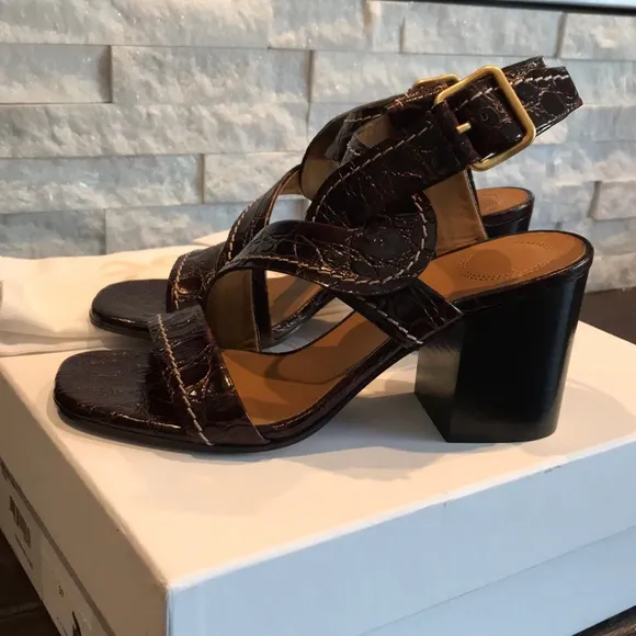 NWT CHLOE CANDICE STRAP 70MM SANDALS