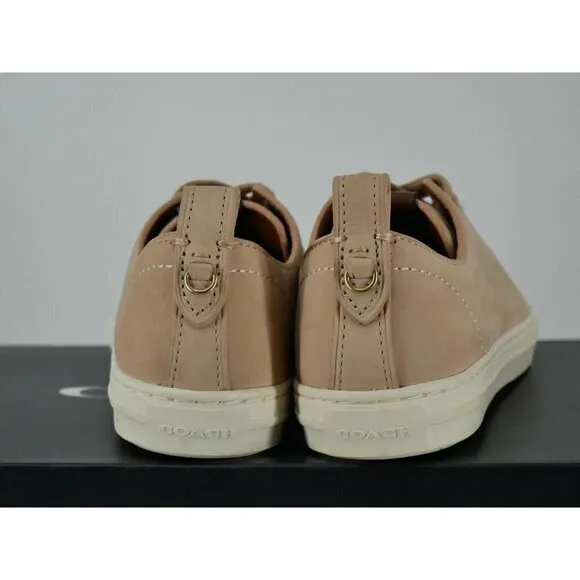 NWT Coach Nubuck Low Top Sneakers in Beechwood 5.5