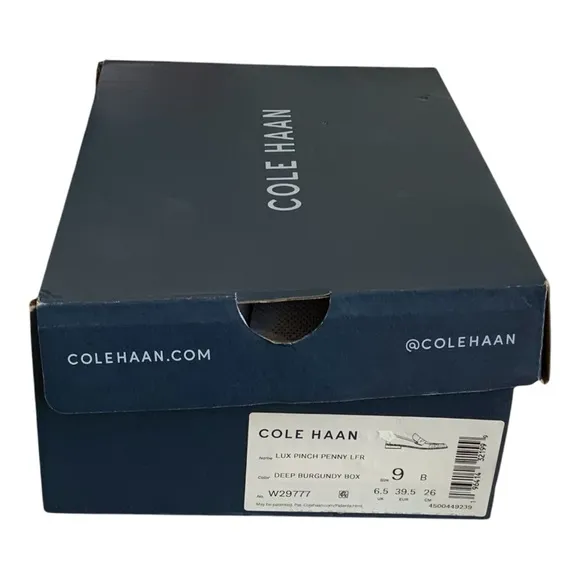 NWT Cole Haan Women’s Lux Pinch Penny Loafer Deep Burgundy Sz 9
