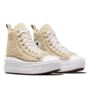 NWT. Converse Chuck Taylor All Star Move Platform Sherpa Sneakers Sz 5 Women’s 7