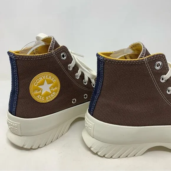 NWT! Converse Chuck Taylor Lugged 2.0 Platform Denim High Top Sneakers Size 8