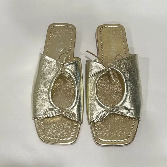 NWT Double Knot Slip On Sandals