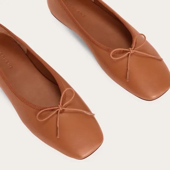 NWT Everlane day Ballet flats  toasted almond brown women's size 8.5
