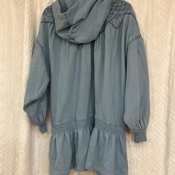NWT Free People Marty Smocked Mini Dress