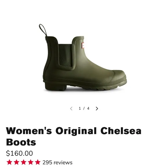 NWT Hunter Chelsea boots