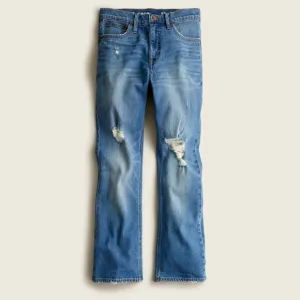 NWT J. Crew Womens Size 26 26x26 Blue 9&quot; Demi-Boot Crop Jean in Christy Wash NEW