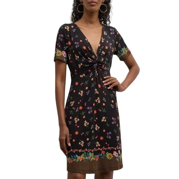 NWT! Johnny Was Nani Twist Front Swing Dress - Size XXS