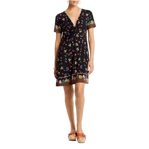 NWT! Johnny Was Nani Twist Front Swing Dress - Size XXS