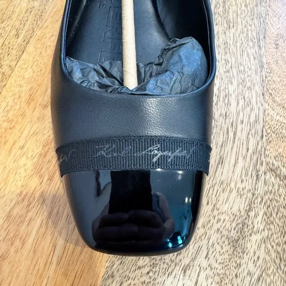 NWT KARL LAGERFELD PARIS Women's Zayne Square-Toe Ballet Flats Size 8