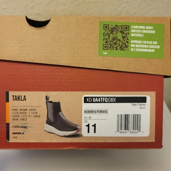 NWT Kodiak Brown Leather Takla Chelsea Boots Size 11