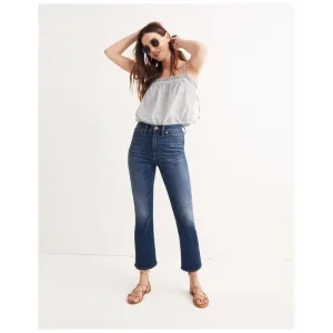 NWT Madewell Petite Plus Size Cali Demi-Boot Jeans in Danny Wash