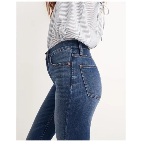 NWT Madewell Petite Plus Size Cali Demi-Boot Jeans in Danny Wash