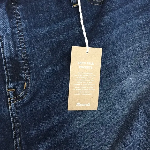 NWT Madewell Petite Plus Size Cali Demi-Boot Jeans in Danny Wash