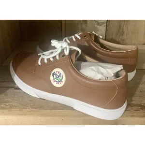 NWT Man Low Top PU Casual Sneakers TF Star Size 9