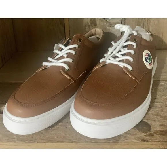 NWT Man Low Top PU Casual Sneakers TF Star Size 9