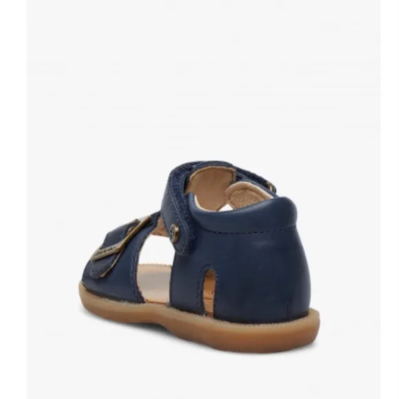 NWT NATURINO QUARZO Leather sandals with strap in Blue