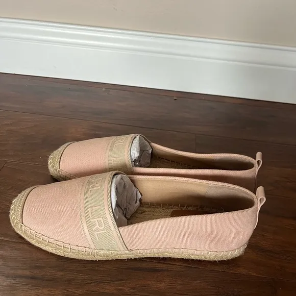 NWT Ralph Lauren Cayley III Canvas Espadrilles- Women's Pink, Size 8.5