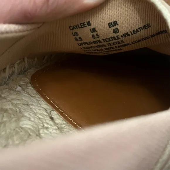 NWT Ralph Lauren Cayley III Canvas Espadrilles- Women's Pink, Size 8.5