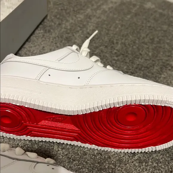 NWT Red Bottom custom Nike Air Force 1 Low top Sneakers