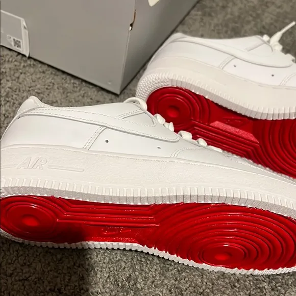 NWT Red Bottom custom Nike Air Force 1 Low top Sneakers