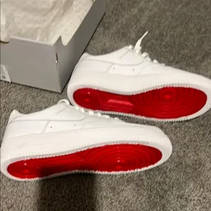 NWT Red Bottom custom Nike Air Force 1 Low top Sneakers