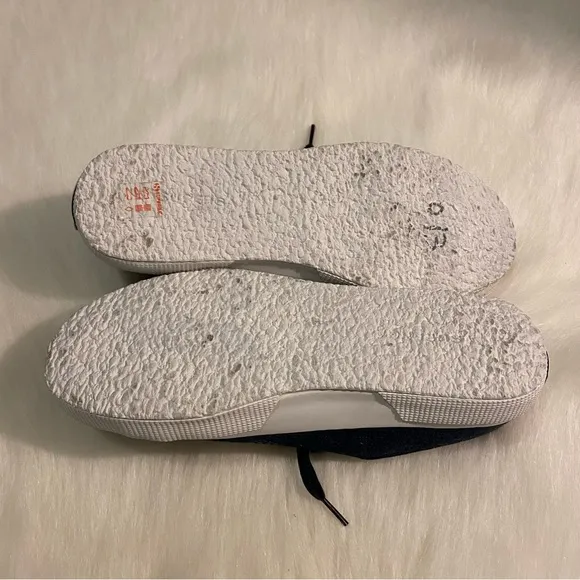 NWT Superga Denim Platform Sneakers