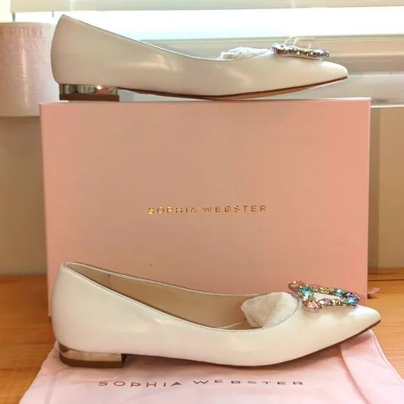 NWT Sz 38 Sophia Webster Margaux flats