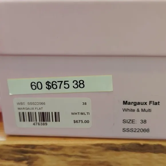 NWT Sz 38 Sophia Webster Margaux flats