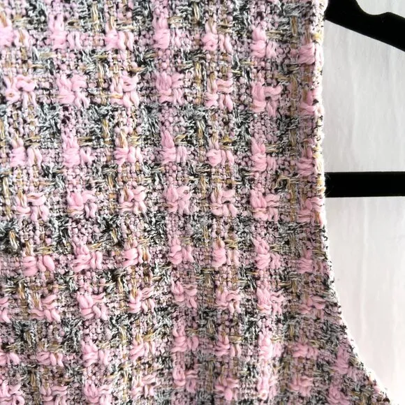 NWT Tuckernuck Pomander Place  Ethereal Tweed Pink Peony Bianca Dress Large