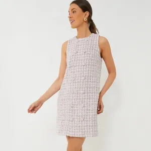 NWT Tuckernuck Pomander Place  Ethereal Tweed Pink Peony Bianca Dress Large