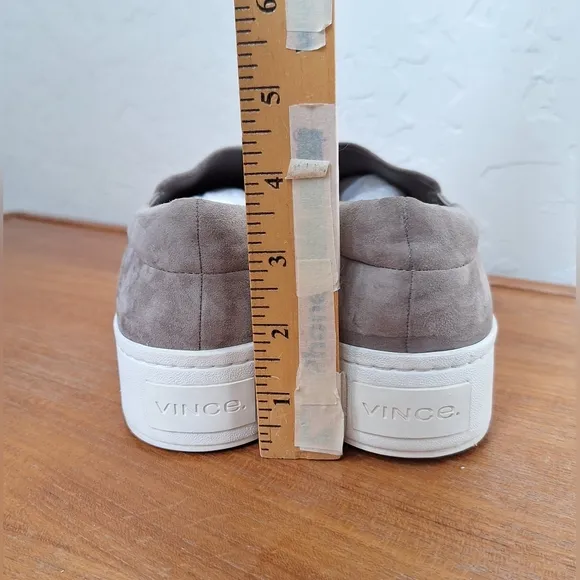 NWT Vince Warren sneakers minimalist capsule suede comfy skate platform slip ons