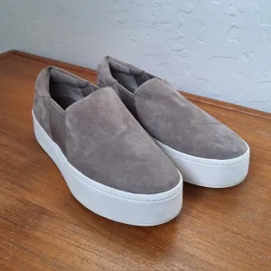 NWT Vince Warren sneakers minimalist capsule suede comfy skate platform slip ons