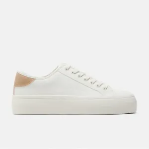 NWT. Zara White Athletic Platform Casual Sneakers. Size 11.