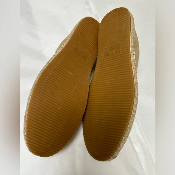 Nwt;Zara Off White Canvas Espadrilles🟡