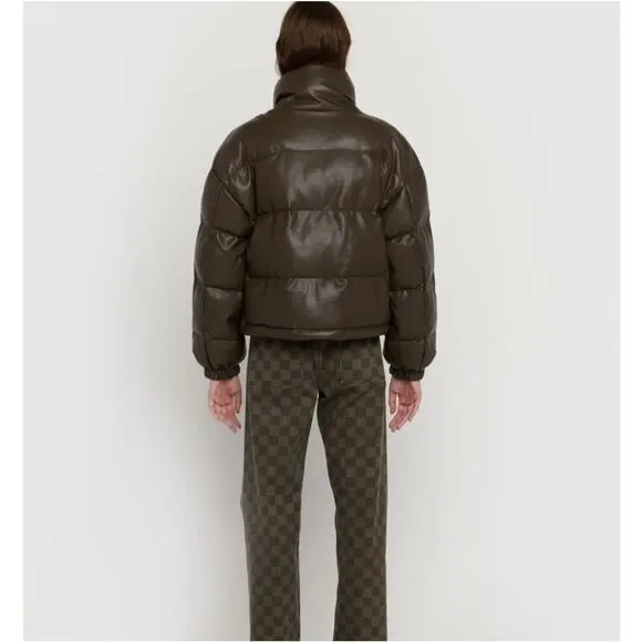 OAK   FORT Turkish Coffee Puffer Jacket Small