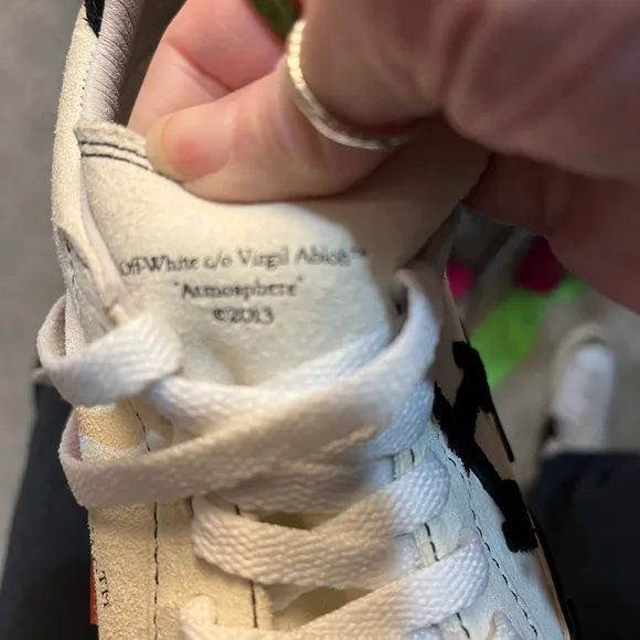 Off-White Vulcanized Low Top Sneakers.
