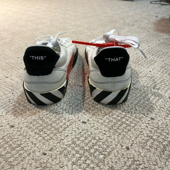 Off-White Vulcanized Low Top Sneakers.
