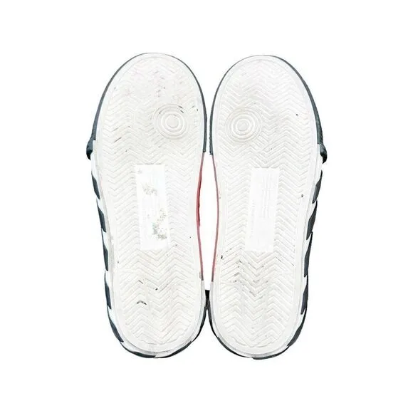OFF-WHITE ‘White Black’ Vulcanized Low Top Sneakers
