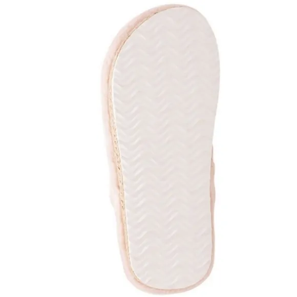 OLIVIA MILLER * ortona furry wedge pink sandals SIZE 7 NIB