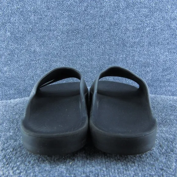 Oofos Men Slide Sandals Gray Synthetic Slip On Size 12‎ Medium