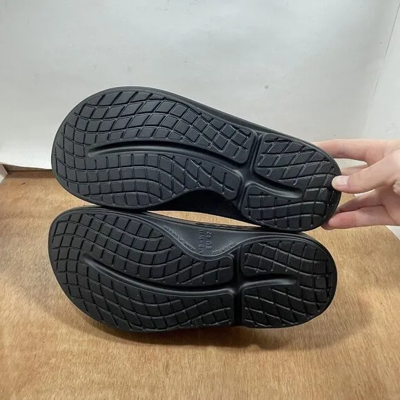 OOFOS OOriginal Recovery Slides Men Size 9 Black Sandals Slip On