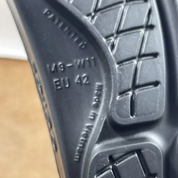 OOFOS OOriginal Recovery Slides Men Size 9 Black Sandals Slip On