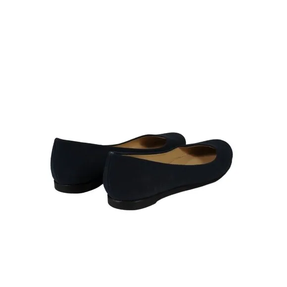 Opening Ceremony Womens Ballet Flats US 8 EU 38 Navy Blue Slip On Round Toe